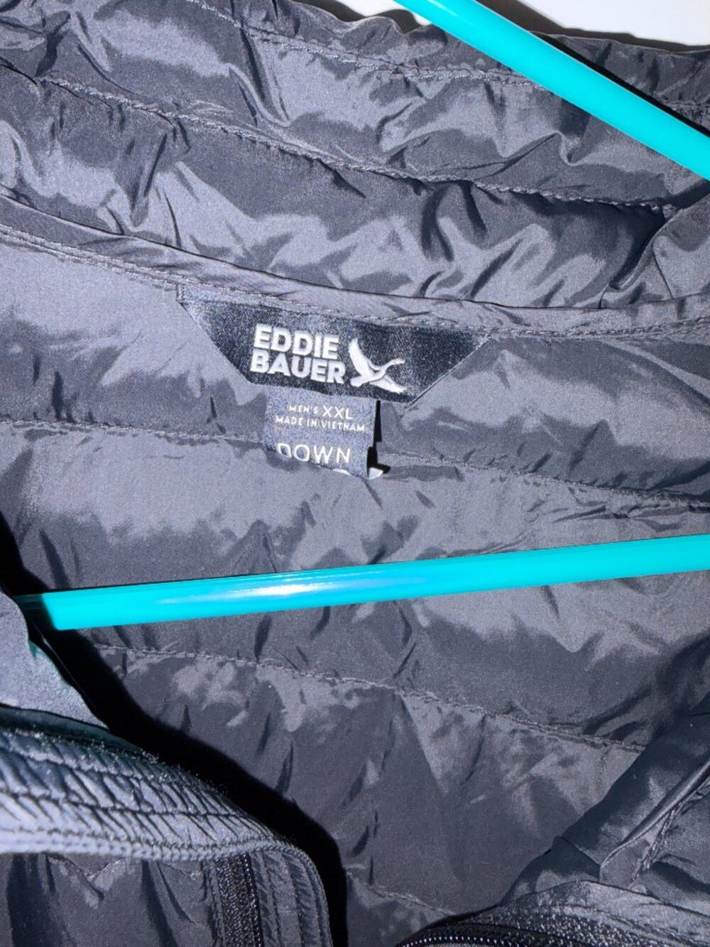 NWT Eddie Bauer Men Packable Down Jacket Coat XXL Lightweight Warmth Travel Snow - Picture 5 of 9